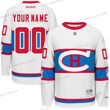 Miesten Montreal Canadiens Mukautettu Reebok Valkoinen 2016 Talvi Klassinen Paita