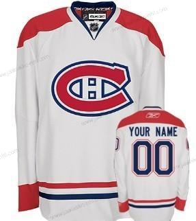 Miesten Montreal Canadiens Mukautettu Valkoinen Paita