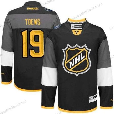 Miesten NHL #19 Jonathan Toews Musta Reebok 2016 All-Star Premier Paita