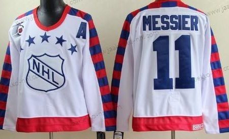 Miesten NHL 1992 All-Star #11 Mark Messier Valkoinen 75Th Retro CCM Paita