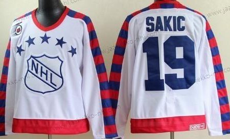 Miesten NHL 1992 All-Star #19 Joe Sakic Valkoinen 75Th Retro CCM Paita