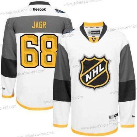 Miesten NHL #68 Jaromir Jagr Reebok Valkoinen 2016 All-Star Premier Paita