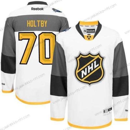 Miesten NHL #70 Braden Holtby Valkoinen 2016 All-Star Premier Paita