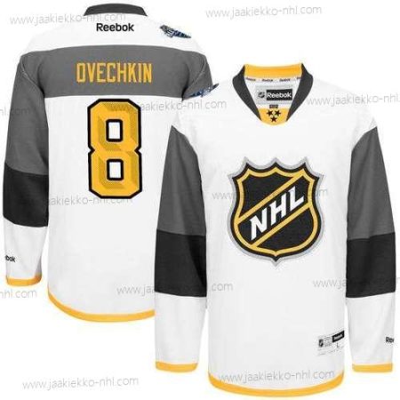 Miesten NHL Reebok #8 Alexander Ovechkin Valkoinen 2016 All-Star Premier Paita