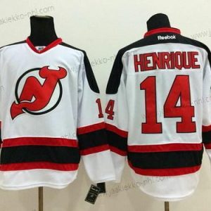 Miesten New Jersey Devils #14 Adam Henrique Valkoinen Paita