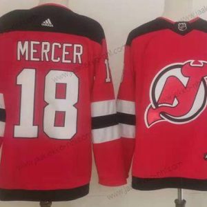 Miesten New Jersey Devils #18 Dawson Mercer Punainen Aito Paita