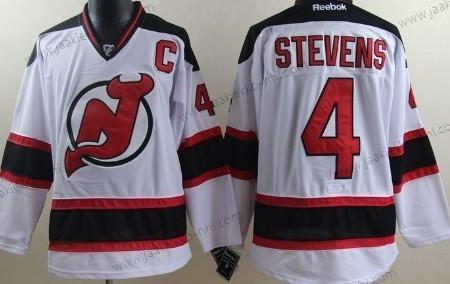 Miesten New Jersey Devils #4 Scott Stevens Valkoinen Paita