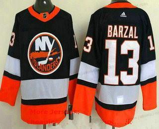 Miesten New York Islanders #13 Mathew Barzal Laivastonsininen 2021 Käänteinen Retro Aito Paita