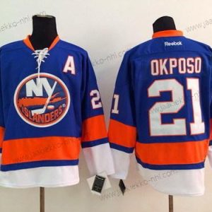 Miesten New York Islanders #21 Kyle Okposo Sininen Paita