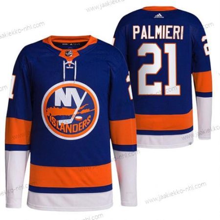 Miesten New York Islanders #21 Kyle Palmieri Royal Sininen Oranssi Ommeltu Paita