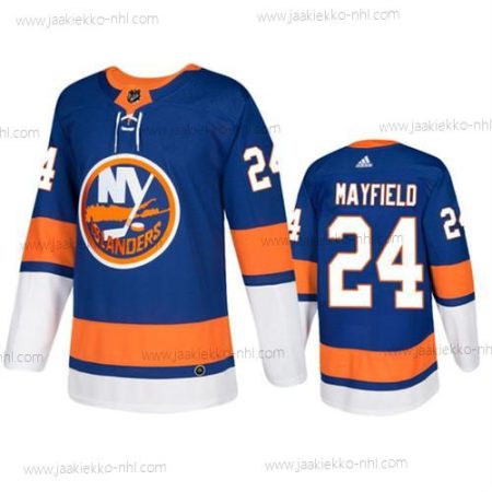 Miesten New York Islanders #24 Scott Mayfield Royal Sininen Oranssi Valkoinen Ommeltu Paita