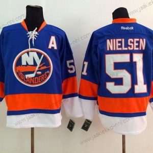 Miesten New York Islanders #51 Frans Nielsen Sininen Paita