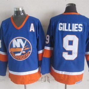 Miesten New York Islanders #9 Clark Gillies Sininen Retro CCM Paita