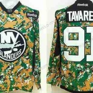 Miesten New York Islanders #91 John Tavares Digital Maastokuvio Veteran’S Day Harjoitus Paita