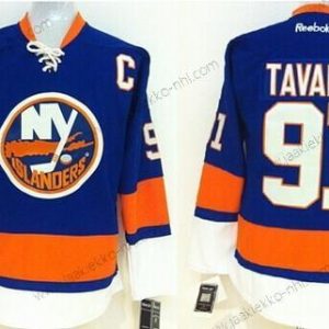 Miesten New York Islanders #91 John Tavares Sininen Paita