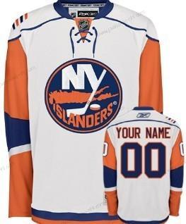 Miesten New York Islanders Mukautettu Valkoinen Paita