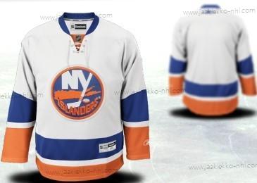 Miesten New York Islanders Mukautettu Valkoinen Vieraspaita Paita