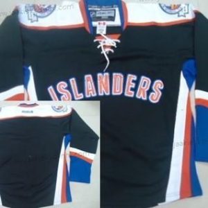 Miesten New York Islanders Tyhjä Musta Vieraspaita Paita