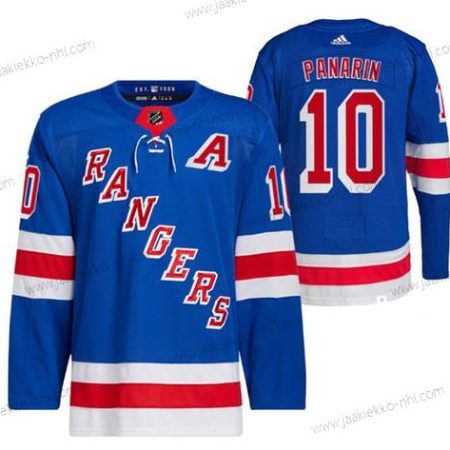 Miesten New York Rangers #10 Artemi Panari Sininen Ommeltu Paita