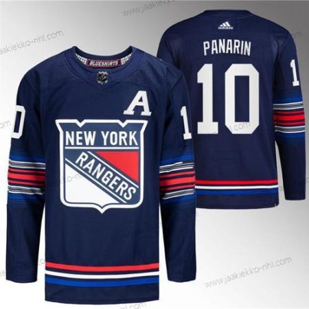 Miesten New York Rangers #10 Artemi Panarin Laivastonsininen Ommeltu Paita