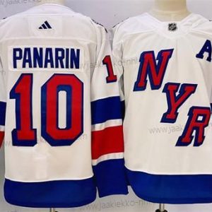 Miesten New York Rangers #10 Artemi Panarin Valkoinen 2024 Stadium Series Ommeltu Paita