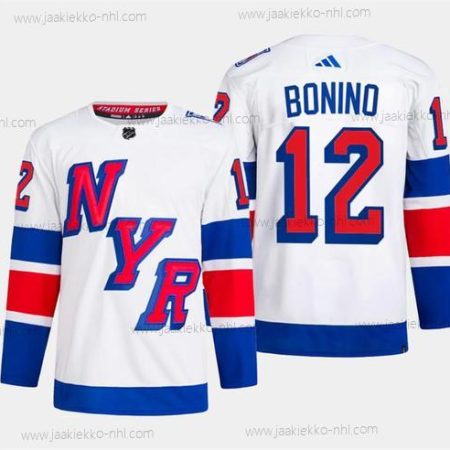 Miesten New York Rangers #12 Nick Bonino Valkoinen 2024 Stadium Series Ommeltu Paita