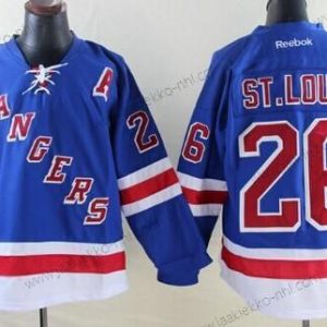 Miesten New York Rangers #26 Martin St. Louis Sininen Paita