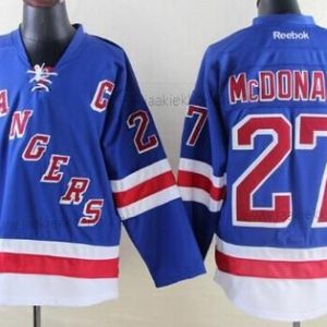 Miesten New York Rangers #27 Ryan Mcdonagh Sininen Paita