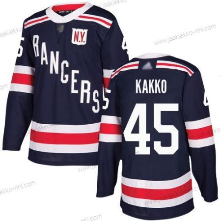 Miesten New York Rangers #45 Kaapo Kakko Laivastonsininen Sininen Aito 2018 Talvi Klassinen Ommeltu Jääkiekko Paita