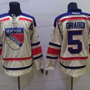 Miesten New York Rangers #5 Dan Girardi 2012 Talvi Klassinen Kerma Paita