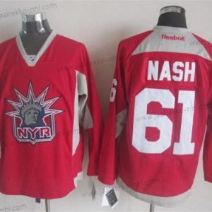 Miesten New York Rangers #61 Rick Nash 2014 Nyr Training Punainen Paita