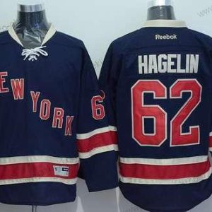 Miesten New York Rangers #62 Carl Hagelin Laivastonsininen Sininen Vieraspaita 85Th Paita