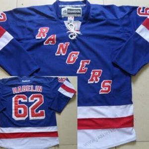 Miesten New York Rangers #62 Carl Hagelin Sininen Paita