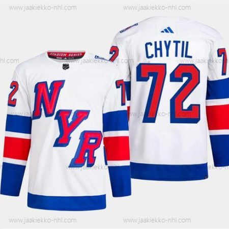 Miesten New York Rangers #72 Filip Chytil Valkoinen 2024 Stadium Series Ommeltu Paita