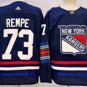 Miesten New York Rangers #73 Matt Rempe Laivastonsininen Vaihtopaita Aito Paita