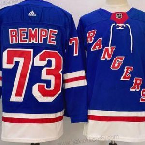 Miesten New York Rangers #73 Matt Rempe Royal Sininen Punainen Valkoinen Ommeltu Paita