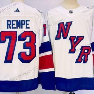 Miesten New York Rangers #73 Matt Rempe Valkoinen 2024 Stadi