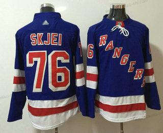 Miesten New York Rangers #76 Brady Skjei Royal Sininen Kotiottelupaita 2017-2018 Jääkiekko Ommeltu NHL Paita