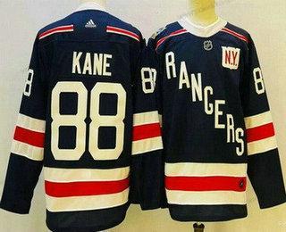 Miesten New York Rangers #88 Patrick Kane Laivastonsininen 2018 Talvi Klassinen Aito Paita