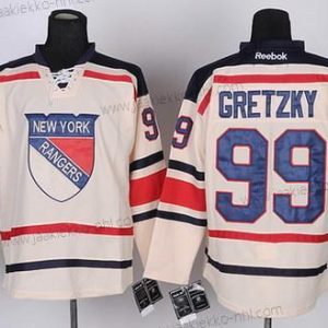 Miesten New York Rangers #99 Wayne Gretzky 2012 Talvi Klassinen Kerma Paita