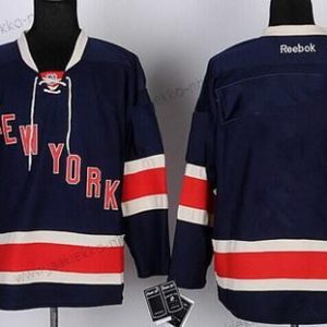 Miesten New York Rangers Tyhjä Laivastonsininen Sininen Vieraspaita 85Th Paita