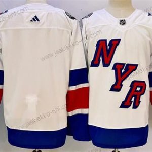 Miesten New York Rangers Tyhjä Valkoinen 2024 Stadium Series Ommeltu Paita