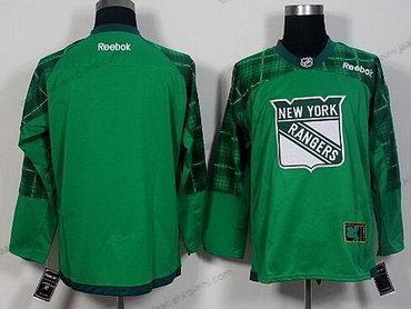 Miesten New York Rangers Tyhjä Vihreä 2016 St. Patrick’S Day Jääkiekko Paita