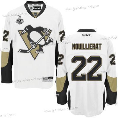 Miesten Nuoret Pittsburgh Penguins #22 Kael Mouillierat Valkoinen Kolmas paita 2017 Stanley Cup NHL Finals Patch Paita