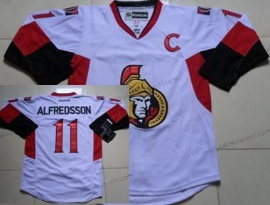 Miesten Ottawa Senators #11 Daniel Alfredsson Valkoinen Paita