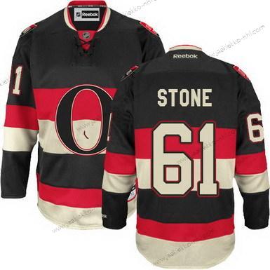 Miesten Ottawa Senators #61 Mark Stone Musta Vieraspaita Paita