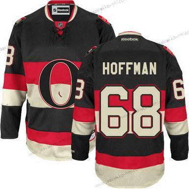 Miesten Ottawa Senators #68 Mike Hoffman Musta Vieraspaita Paita