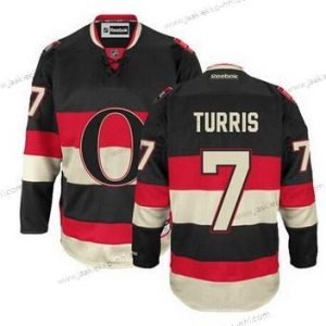 Miesten Ottawa Senators #7 Kyle Turris Musta Vieraspaita Paita