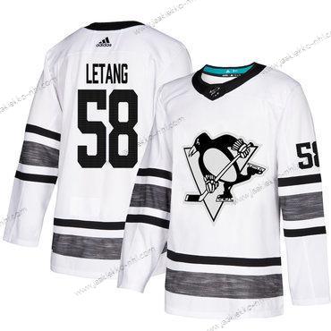 Miesten Penguins #58 Kris Letang Valkoinen Aito 2019 All-Star Ommeltu Jääkiekko Paita