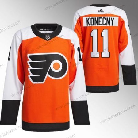 Miesten Philadelphia Flyers #11 Travis Konecny 2023-24 Oranssi Ommeltu Paita